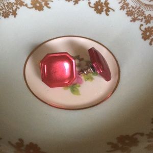 Vintage red earrings
